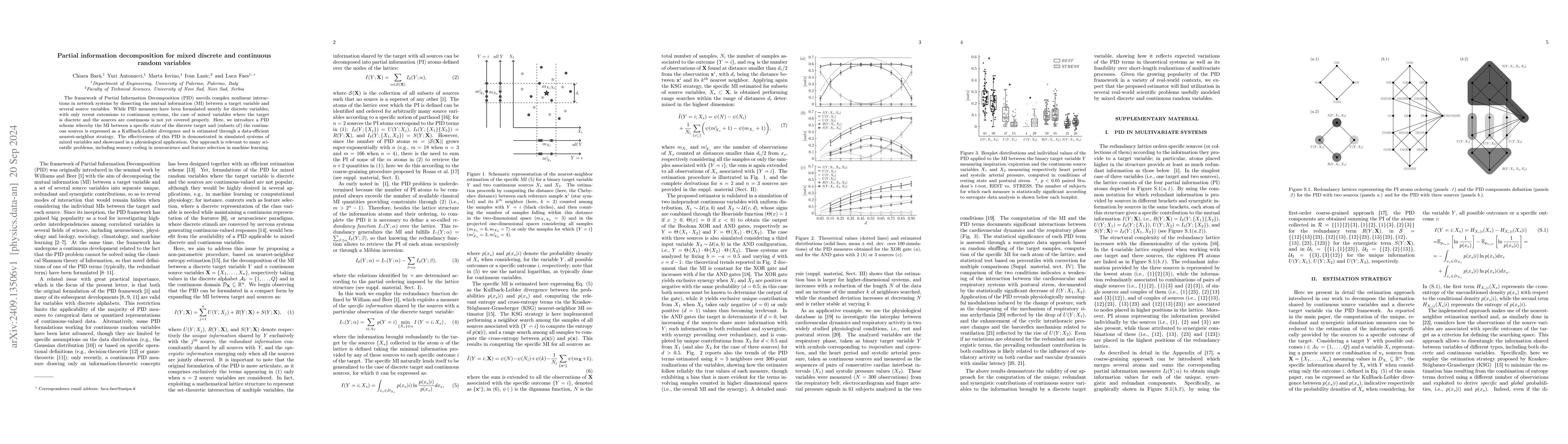 Thumbnail for Partial information decomposition for mixed discrete and continuous
  random variables