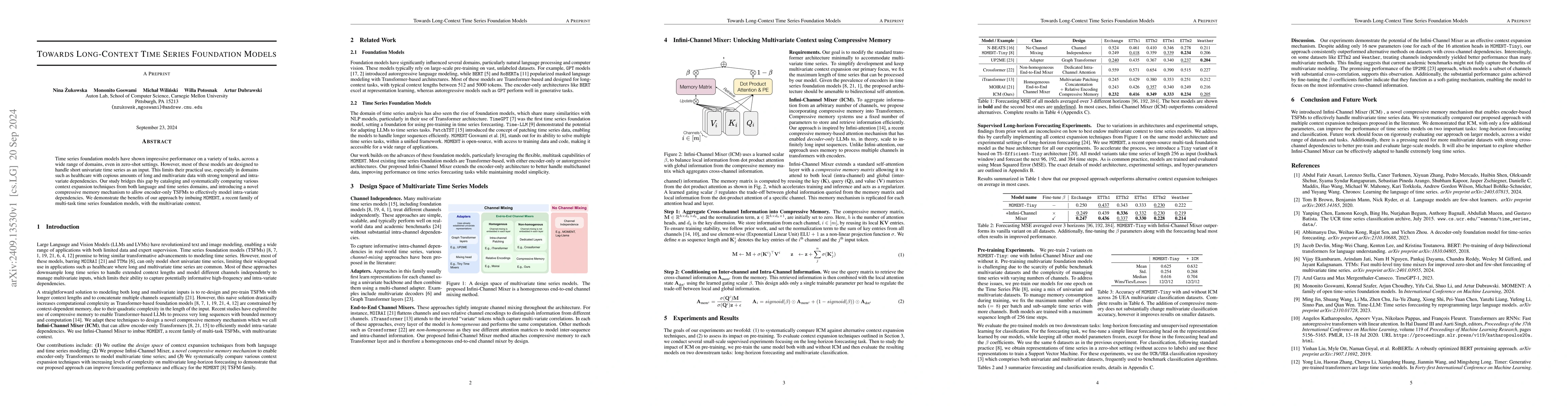 Thumbnail for Towards Long-Context Time Series Foundation Models