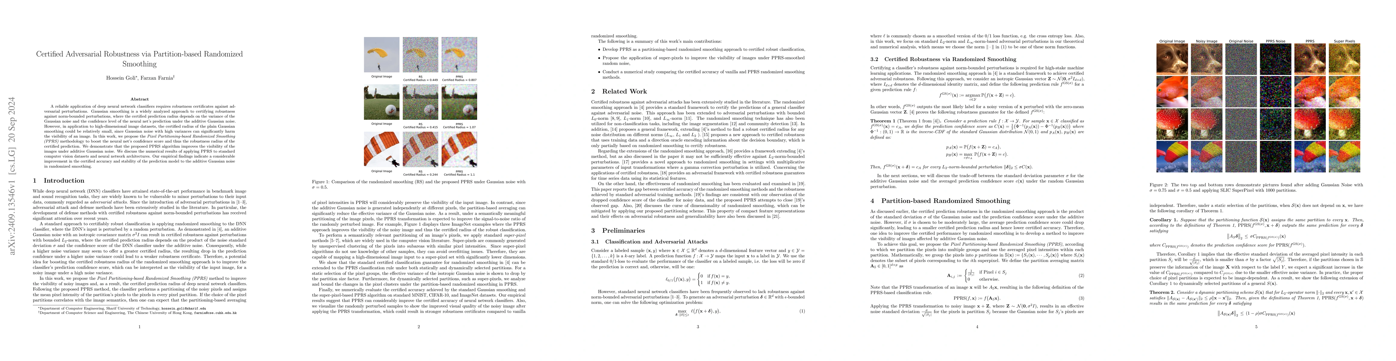 Thumbnail for Certified Adversarial Robustness via Partition-based Randomized
  Smoothing
