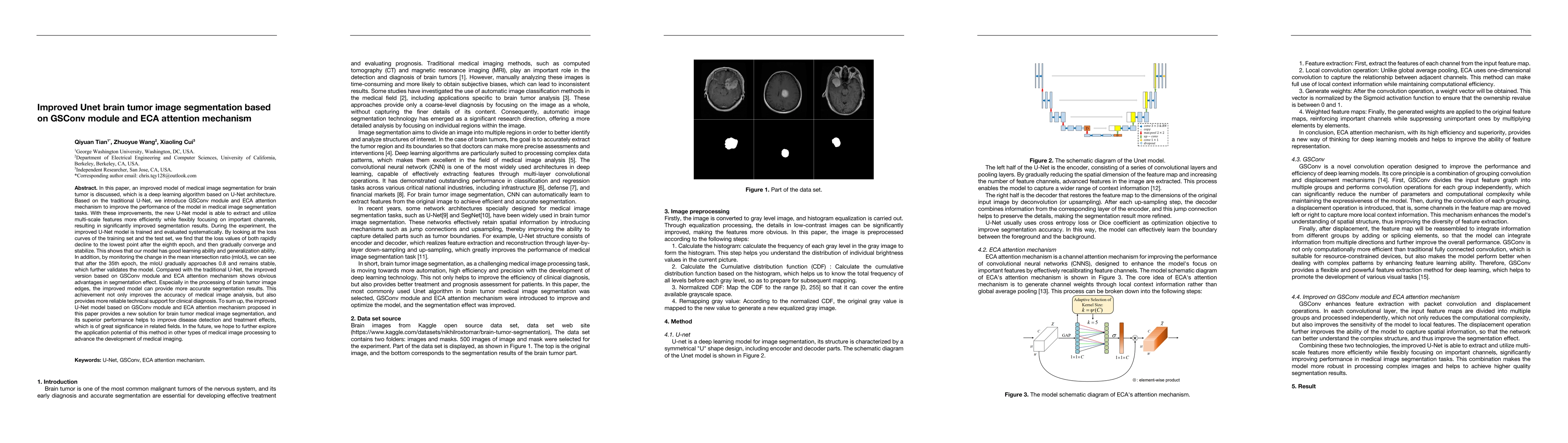 Thumbnail for Improved Unet brain tumor image segmentation based on GSConv module and
  ECA attention mechanism
