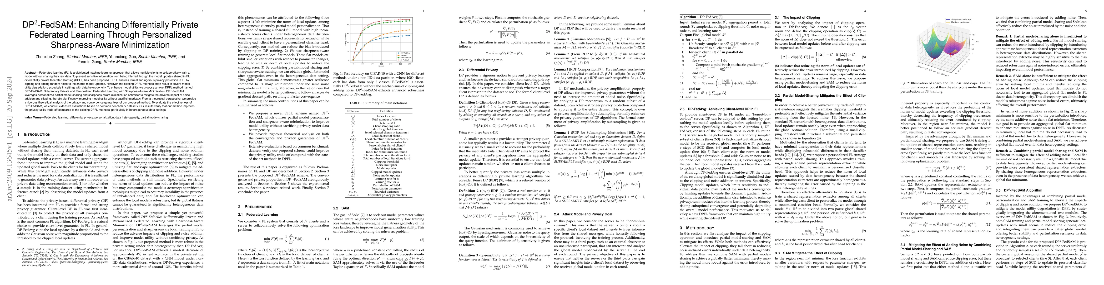 Thumbnail for DP$^2$-FedSAM: Enhancing Differentially Private Federated Learning
  Through Personalized Sharpness-Aware Minimization
