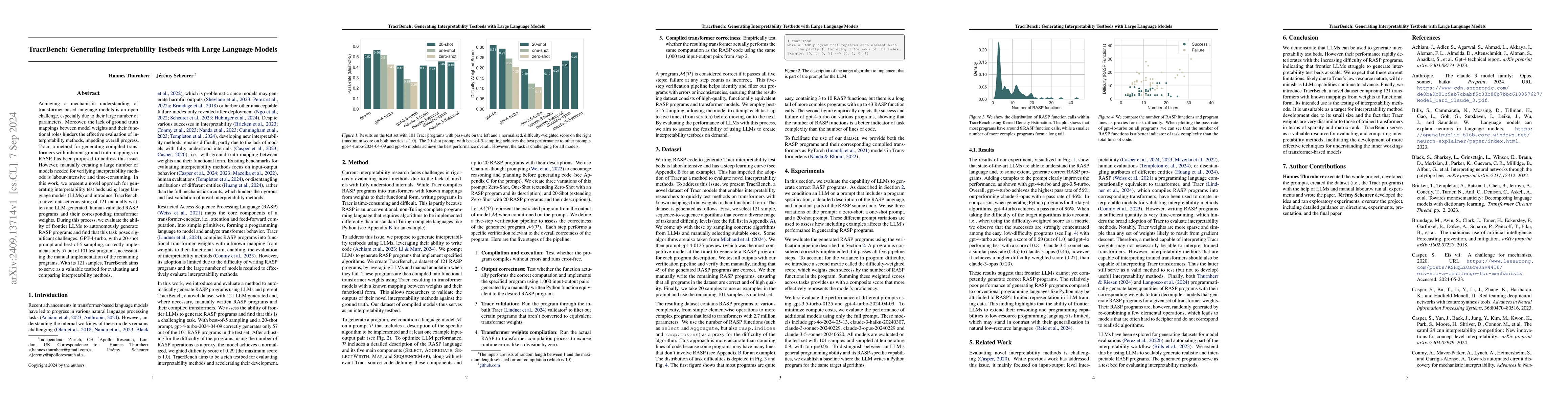 Thumbnail for TracrBench: Generating Interpretability Testbeds with Large Language
  Models
