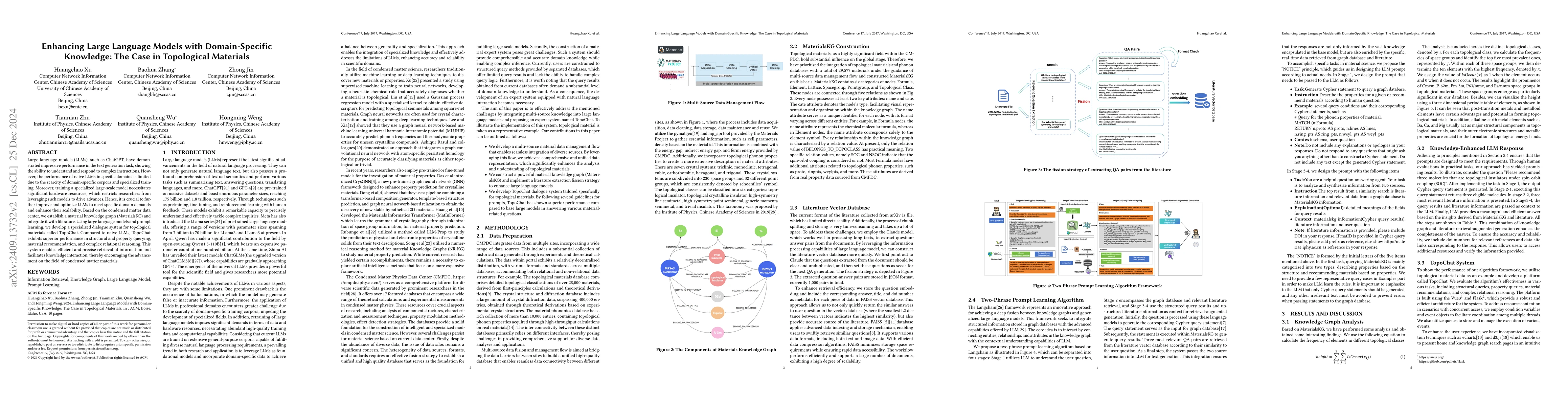 Thumbnail for TopoChat: Enhancing Topological Materials Retrieval With Large Language
  Model and Multi-Source Knowledge