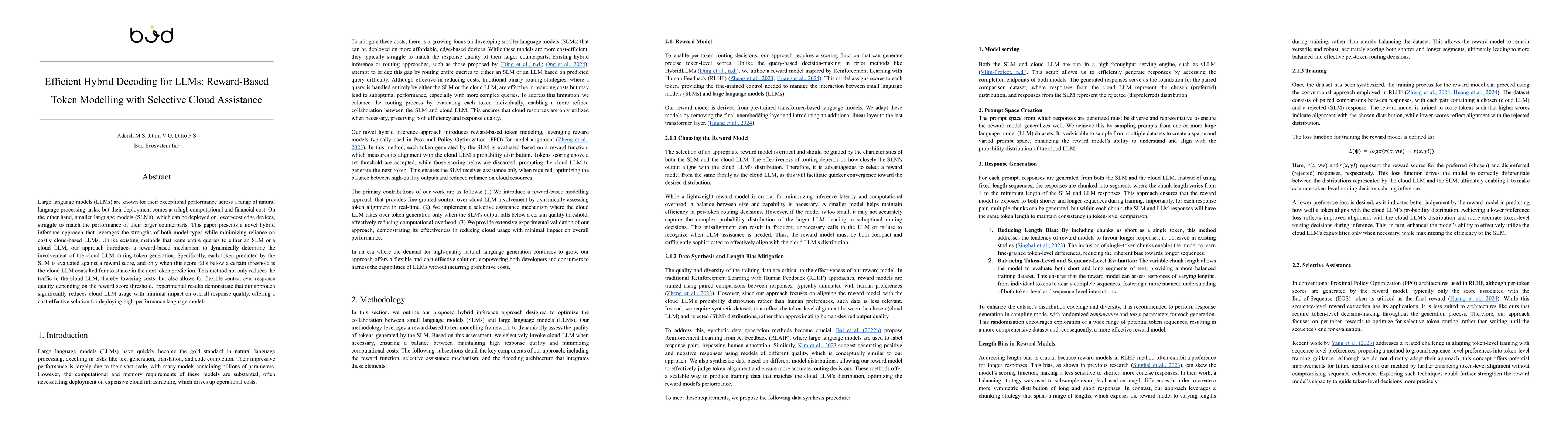 Thumbnail for Efficient Hybrid Inference for LLMs: Reward-Based Token Modelling with
  Selective Cloud Assistance