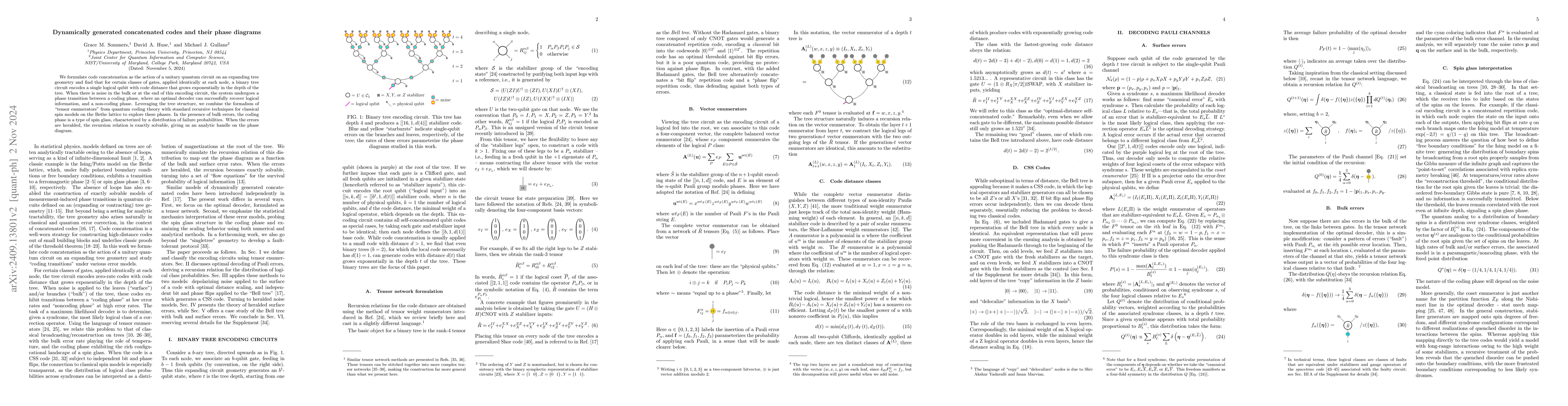 Thumbnail for Dynamically generated concatenated codes and their phase diagrams