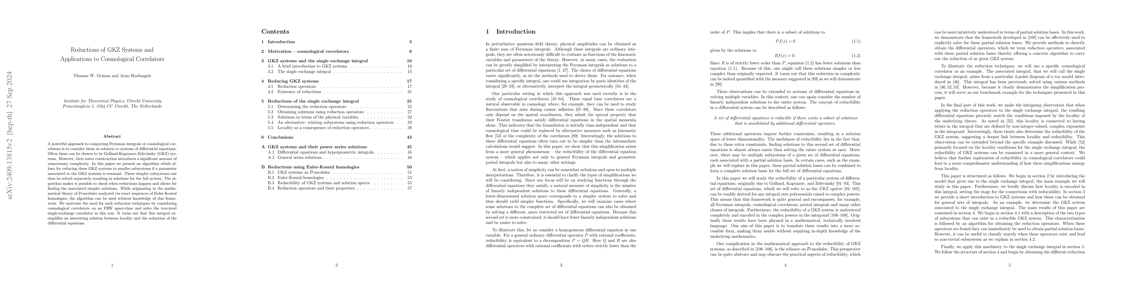 Thumbnail for Reductions of GKZ Systems and Applications to Cosmological Correlators