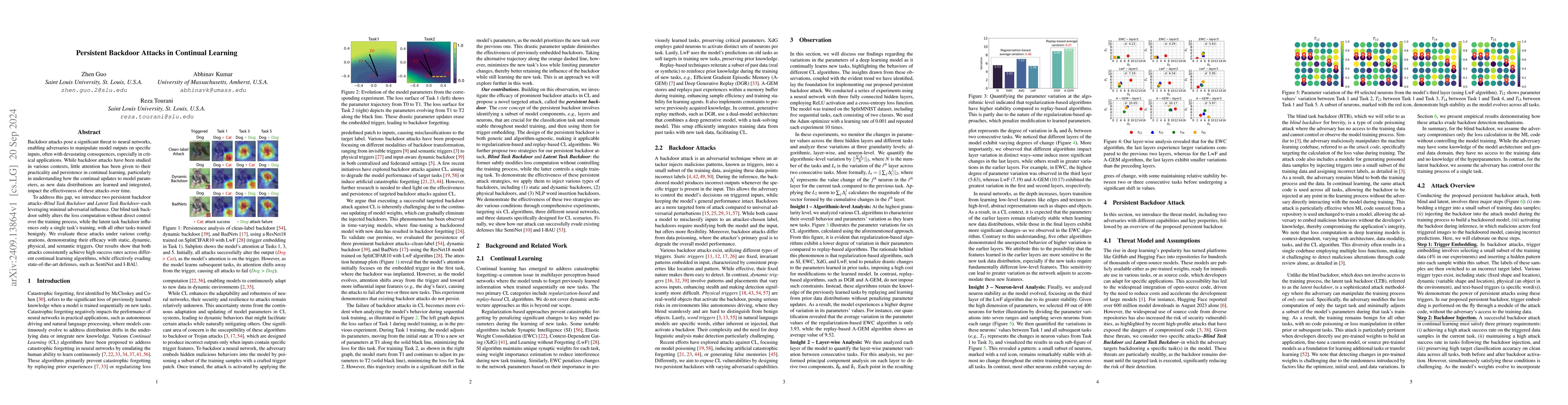 Thumbnail for Persistent Backdoor Attacks in Continual Learning