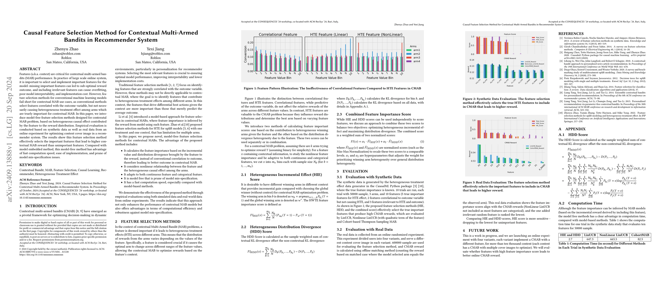 Thumbnail for Causal Feature Selection Method for Contextual Multi-Armed Bandits in
  Recommender System