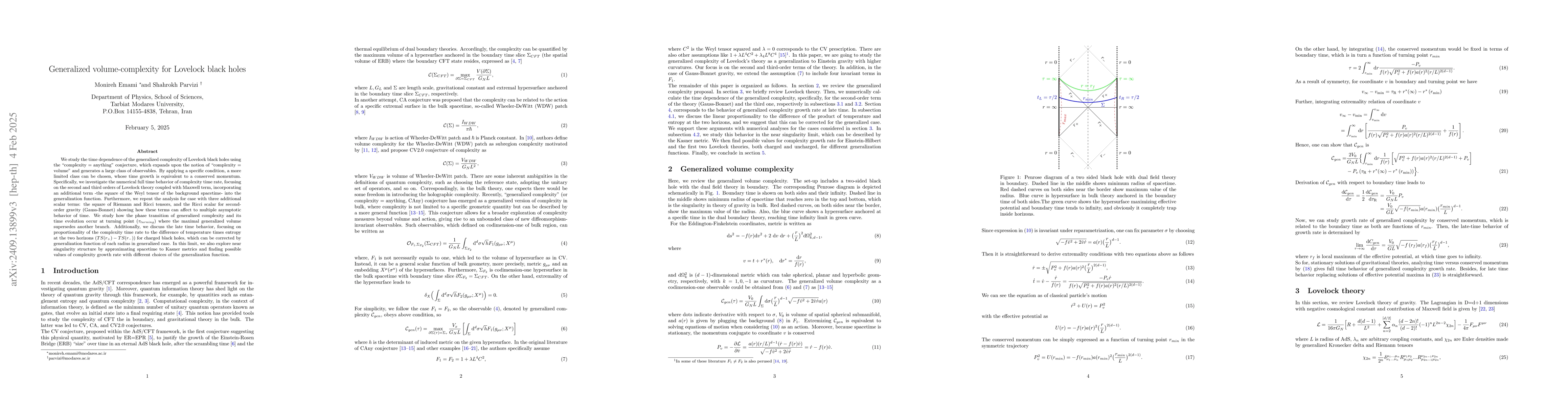 Thumbnail for Generalized volume-complexity for Lovelock black holes