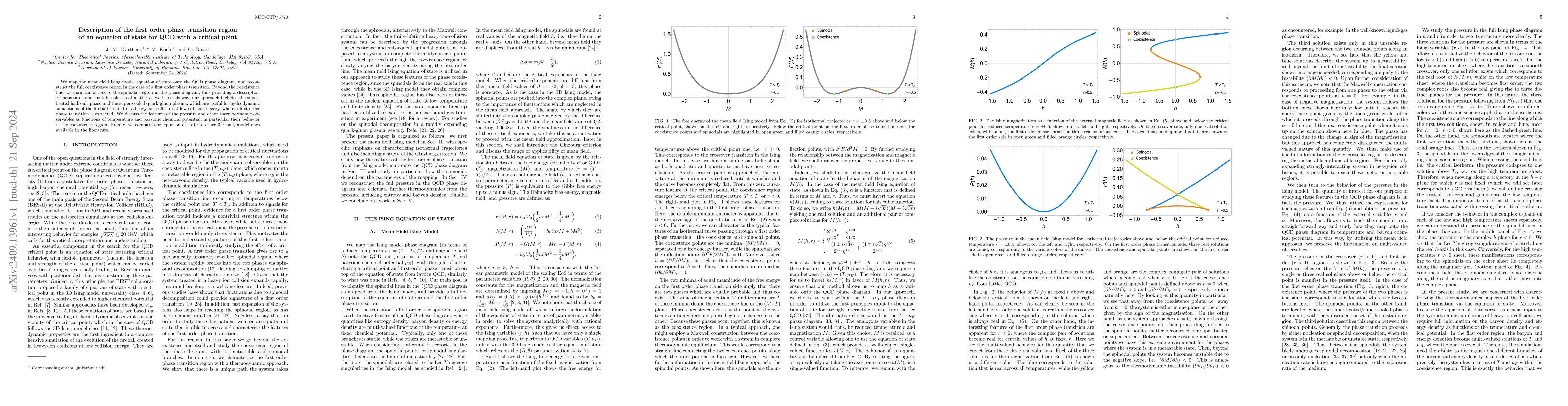 Thumbnail for Description of the first order phase transition region of an equation of
  state for QCD with a critical point
