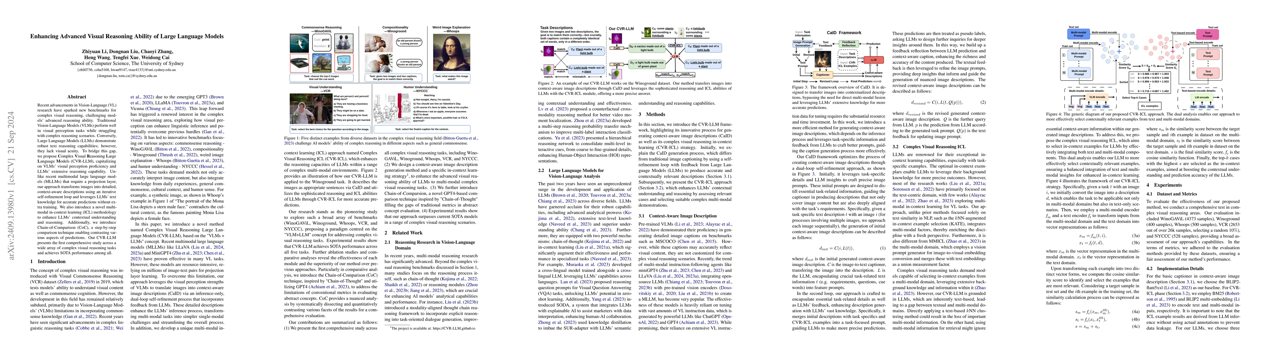 Thumbnail for Enhancing Advanced Visual Reasoning Ability of Large Language Models