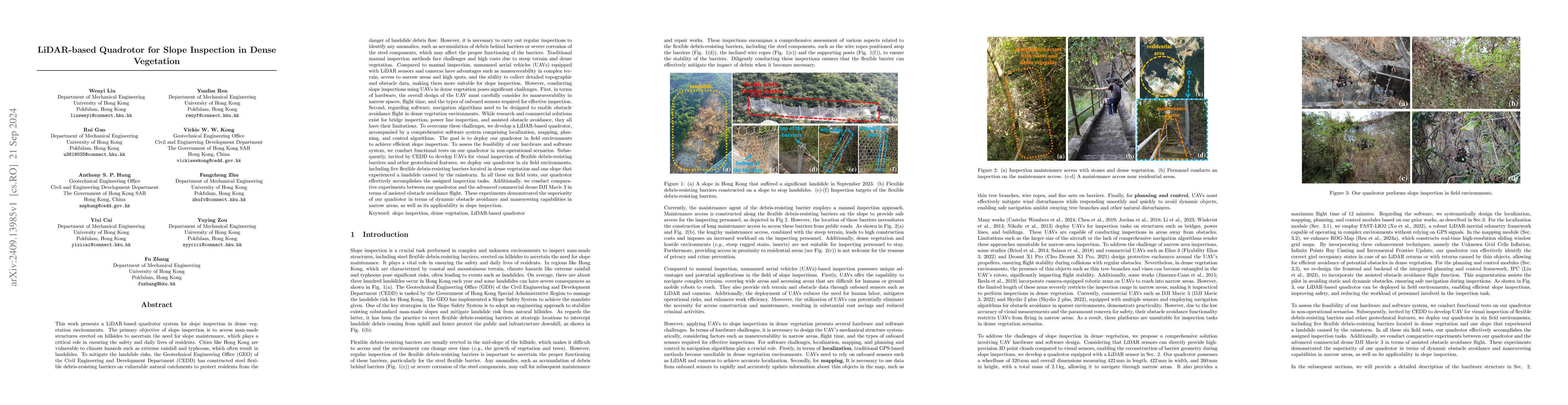 Thumbnail for LiDAR-based Quadrotor for Slope Inspection in Dense Vegetation