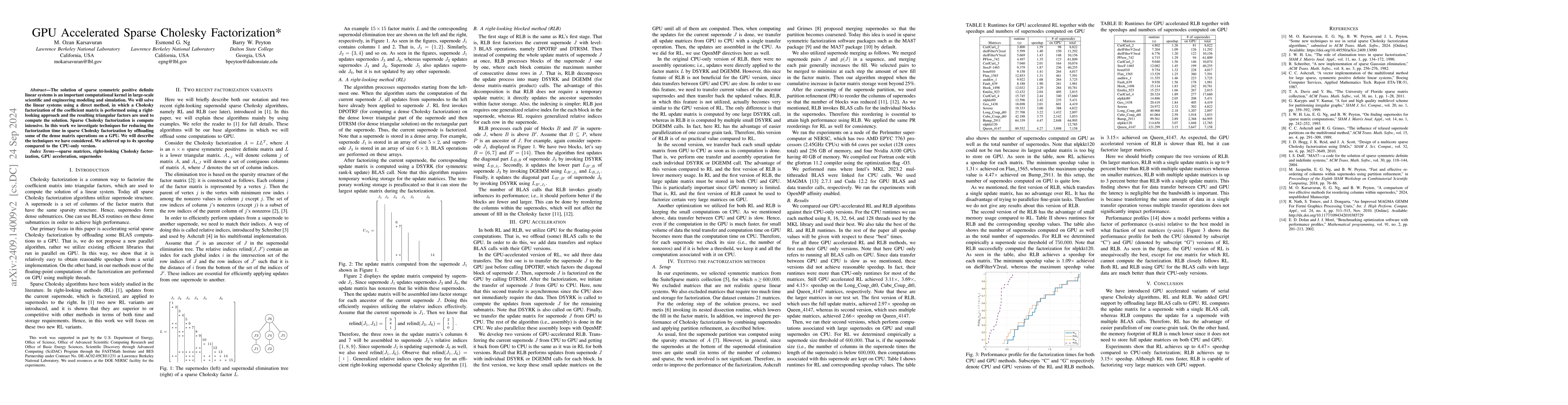 Thumbnail for GPU Accelerated Sparse Cholesky Factorization