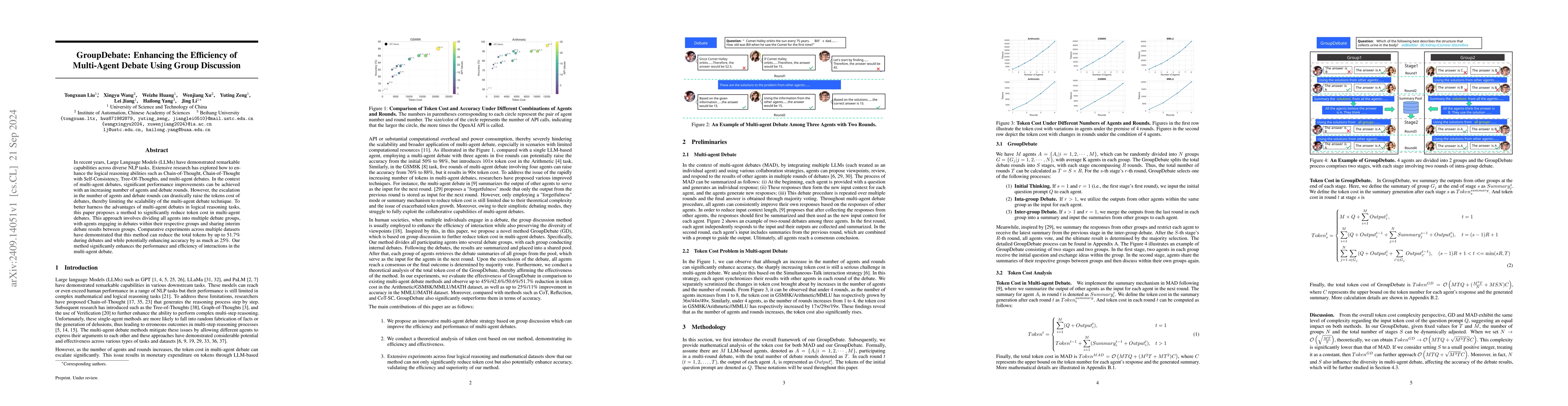 Thumbnail for GroupDebate: Enhancing the Efficiency of Multi-Agent Debate Using Group
  Discussion