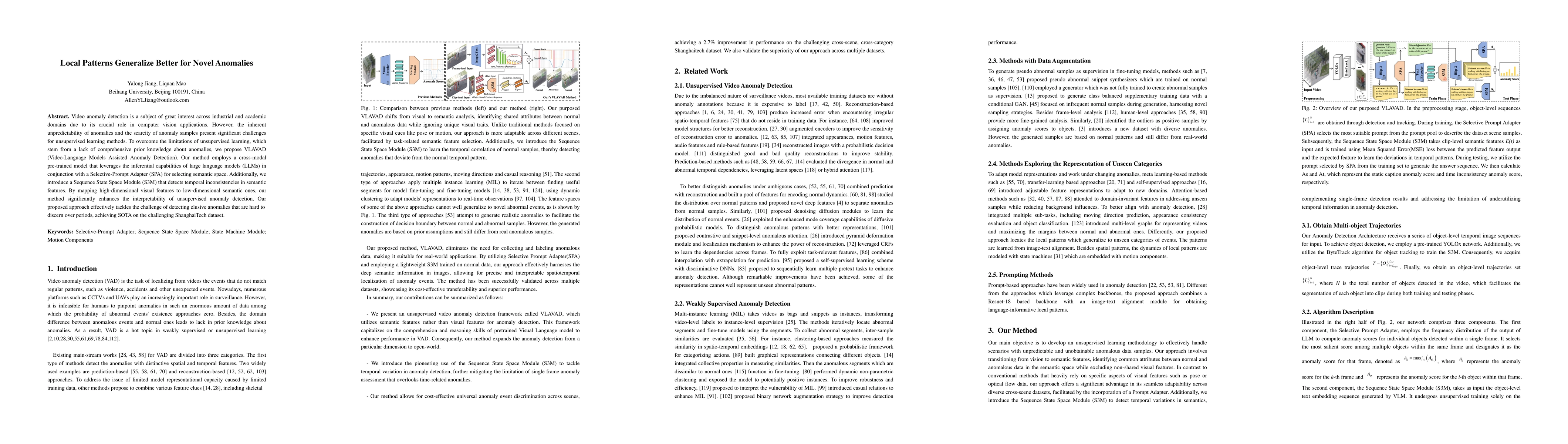 Thumbnail for Vision-Language Models Assisted Unsupervised Video Anomaly Detection