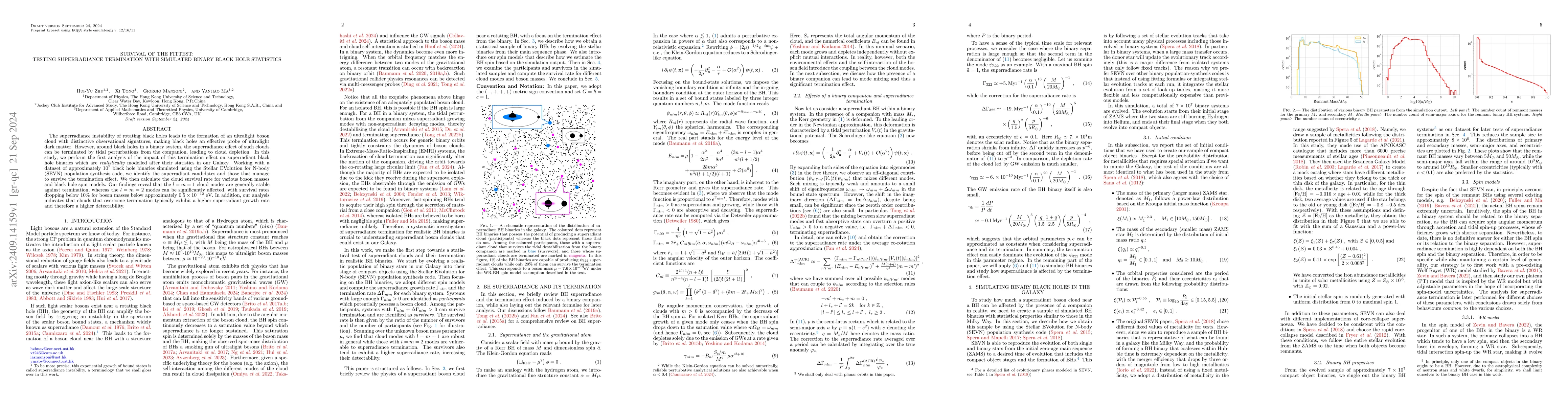 Thumbnail for Survival of the Fittest: Testing Superradiance Termination with
  Simulated Binary Black Hole Statistics