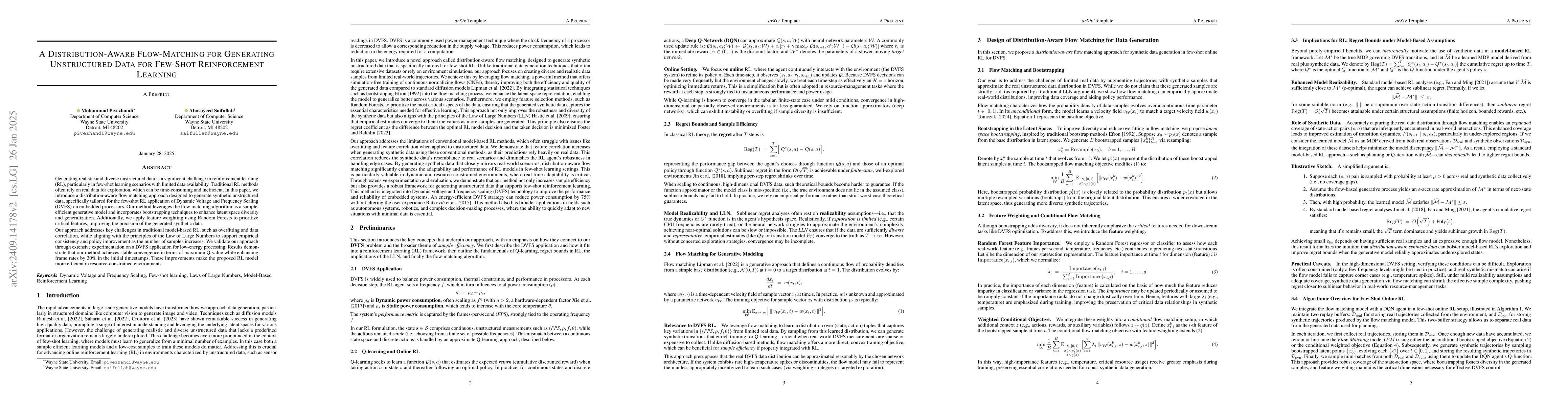 Thumbnail for A Distribution-Aware Flow-Matching for Generating Unstructured Data for
  Few-Shot Reinforcement Learning