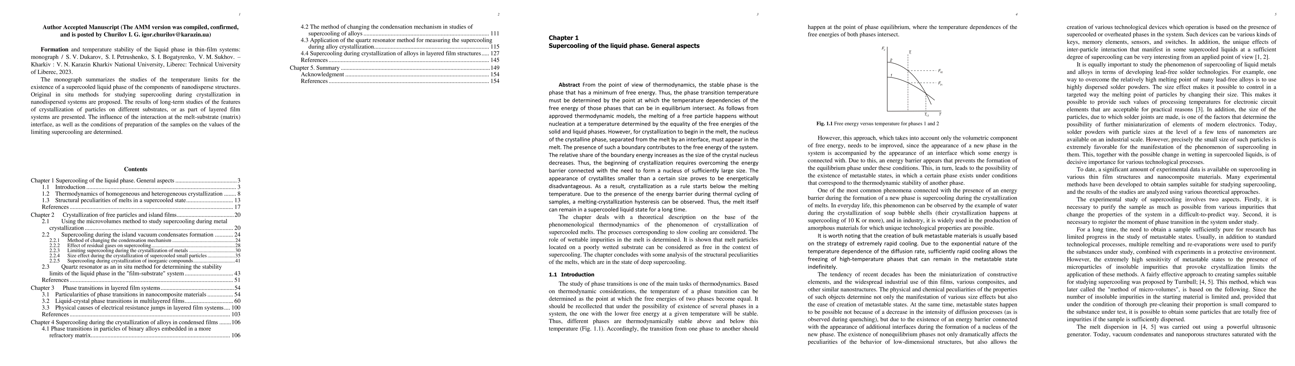 Thumbnail for Formation and temperature stability of the liquid phase in thin-film
  systems: monograph
