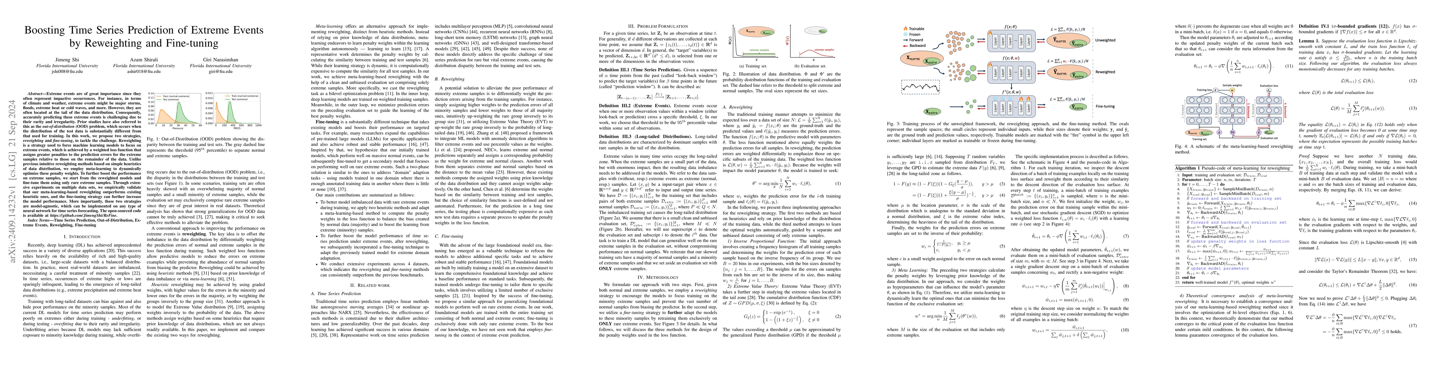 Thumbnail for ReFine: Boosting Time Series Prediction of Extreme Events by Reweighting
  and Fine-tuning