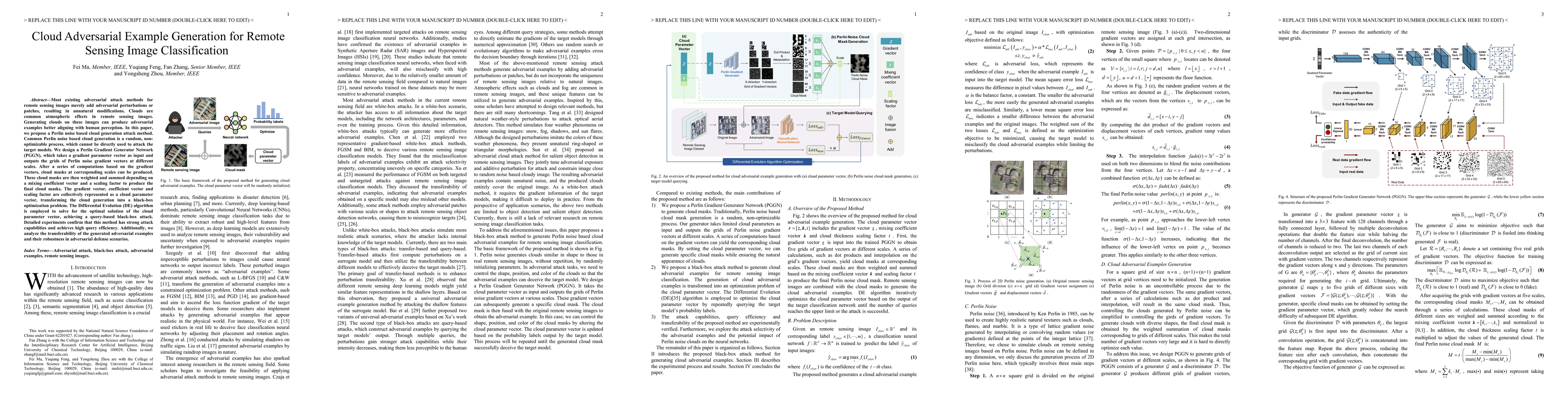 Thumbnail for Cloud Adversarial Example Generation for Remote Sensing Image
  Classification