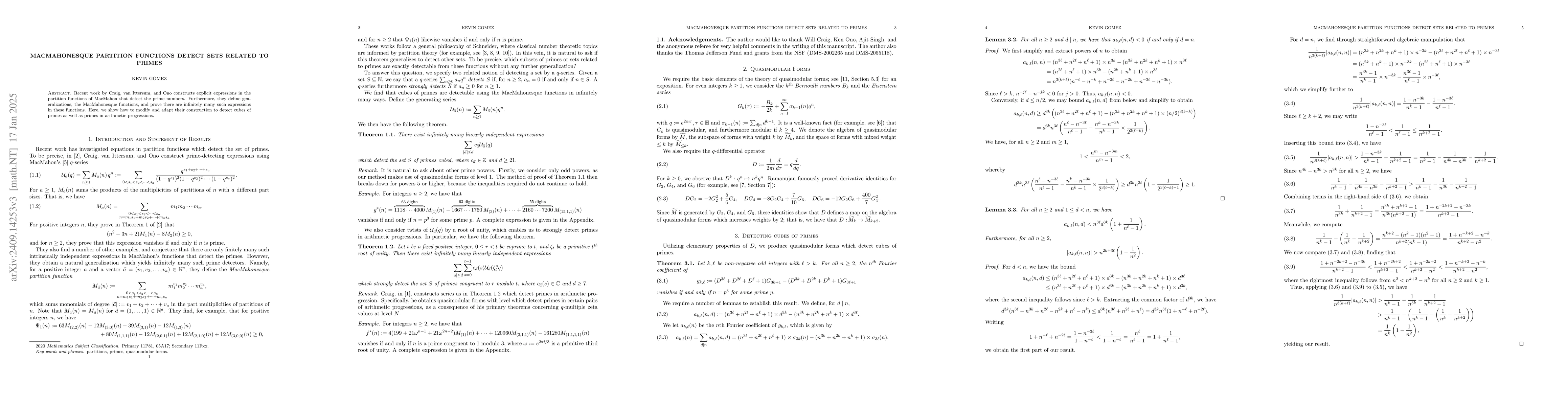 Thumbnail for MacMahonesque partition functions detect sets related to primes