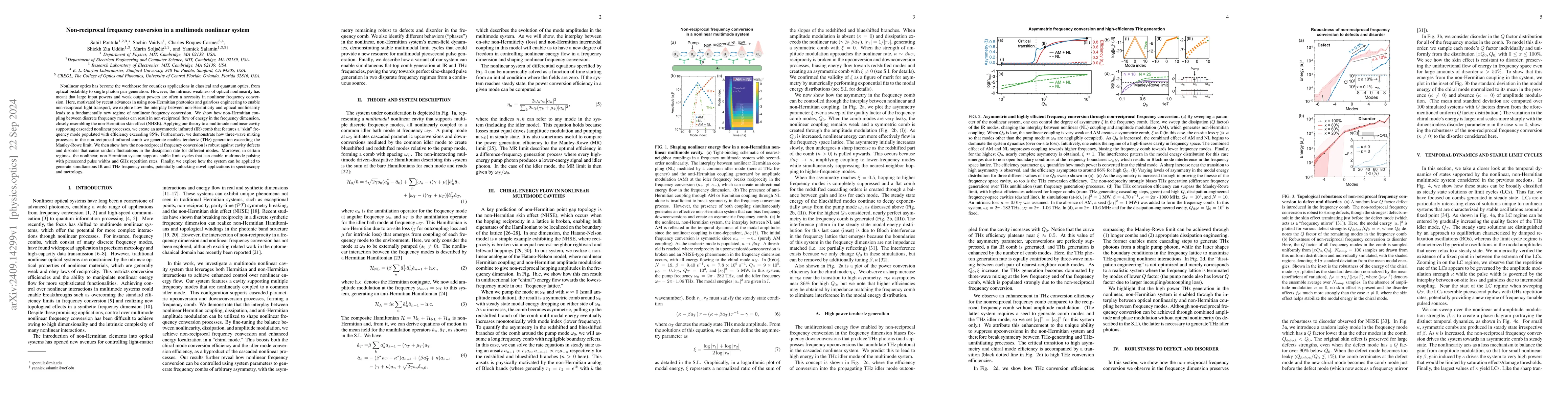 Thumbnail for Non-reciprocal frequency conversion in a multimode nonlinear system