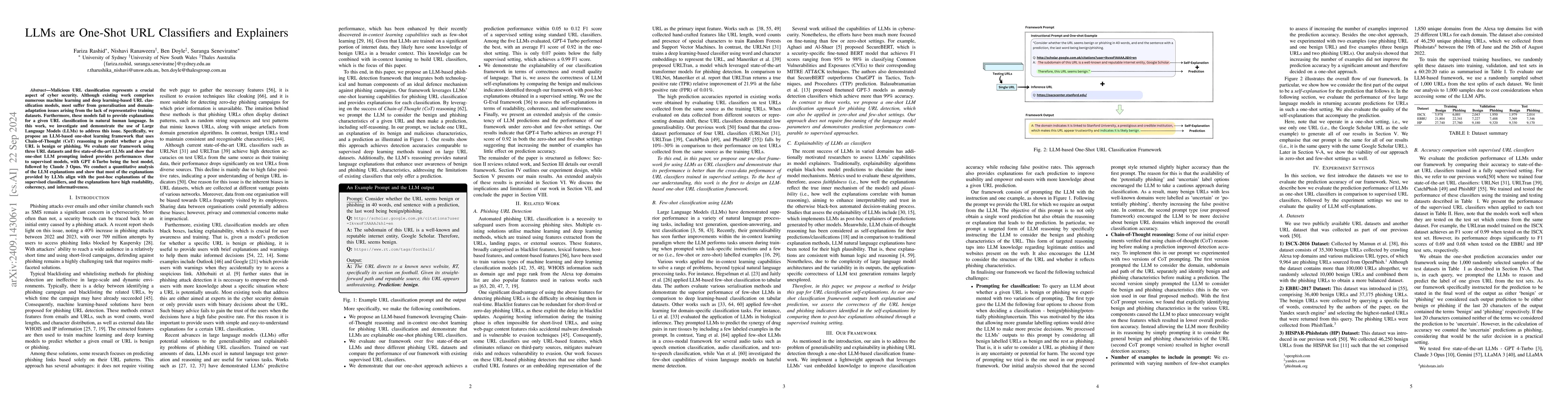 Thumbnail for LLMs are One-Shot URL Classifiers and Explainers