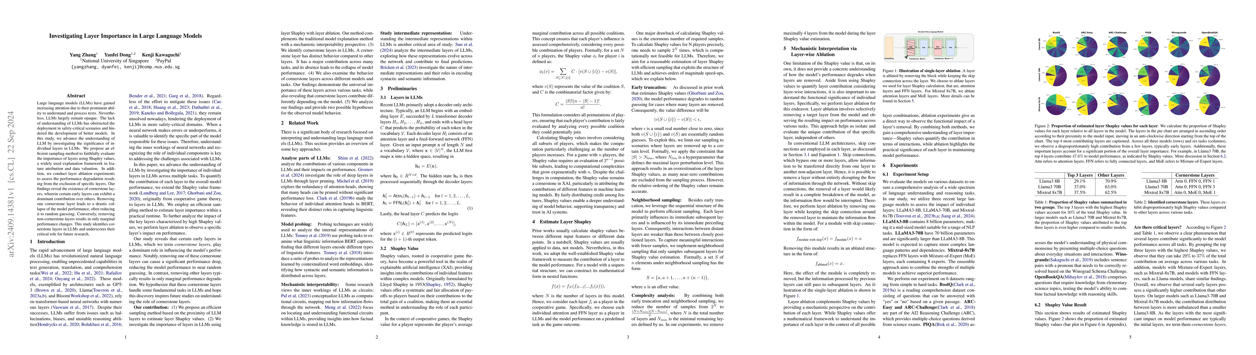 Thumbnail for Investigating Layer Importance in Large Language Models