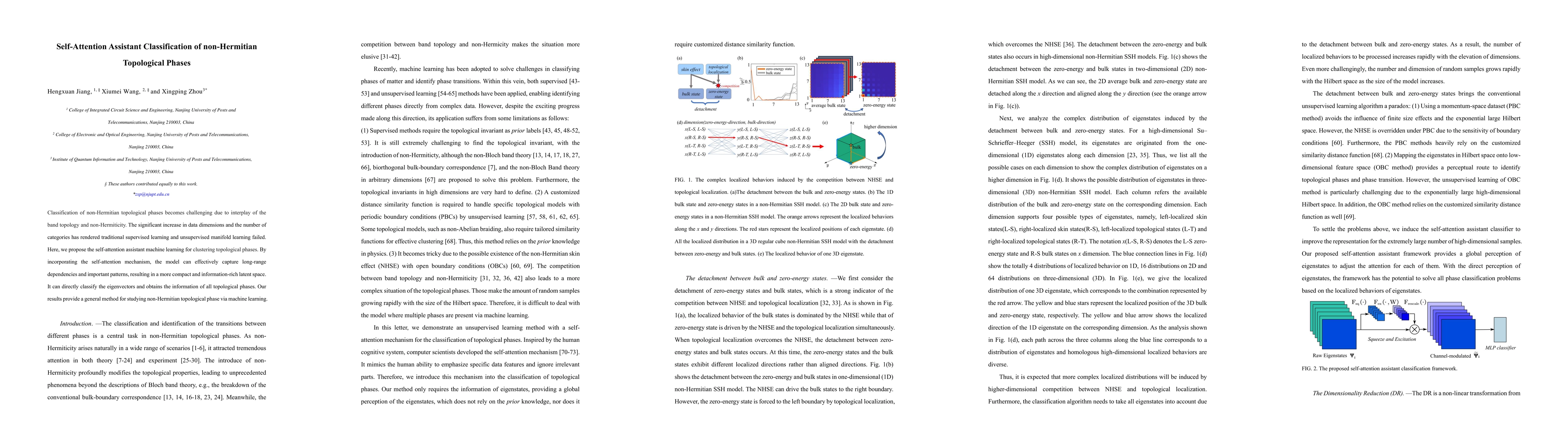 Thumbnail for Self-Attention Assistant Classification of non-Hermitian Topological
  Phases