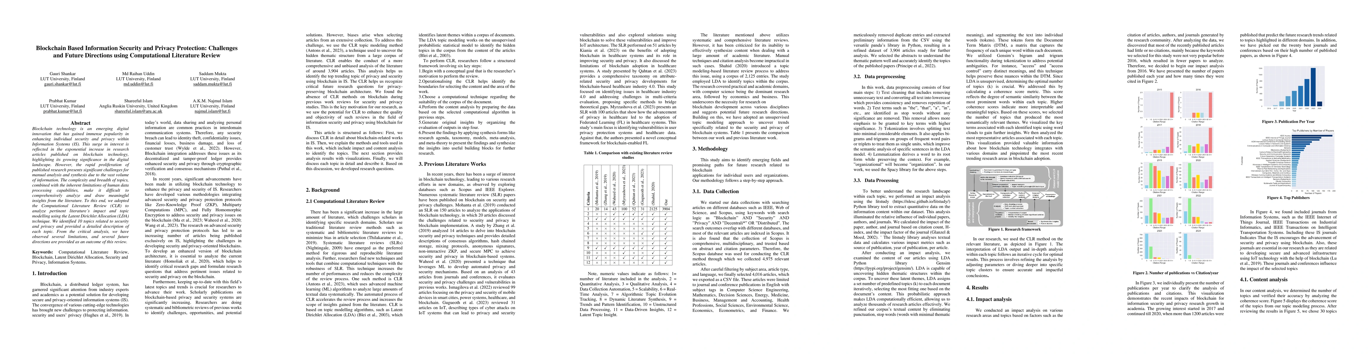 Thumbnail for Blockchain Based Information Security and Privacy Protection: Challenges
  and Future Directions using Computational Literature Review