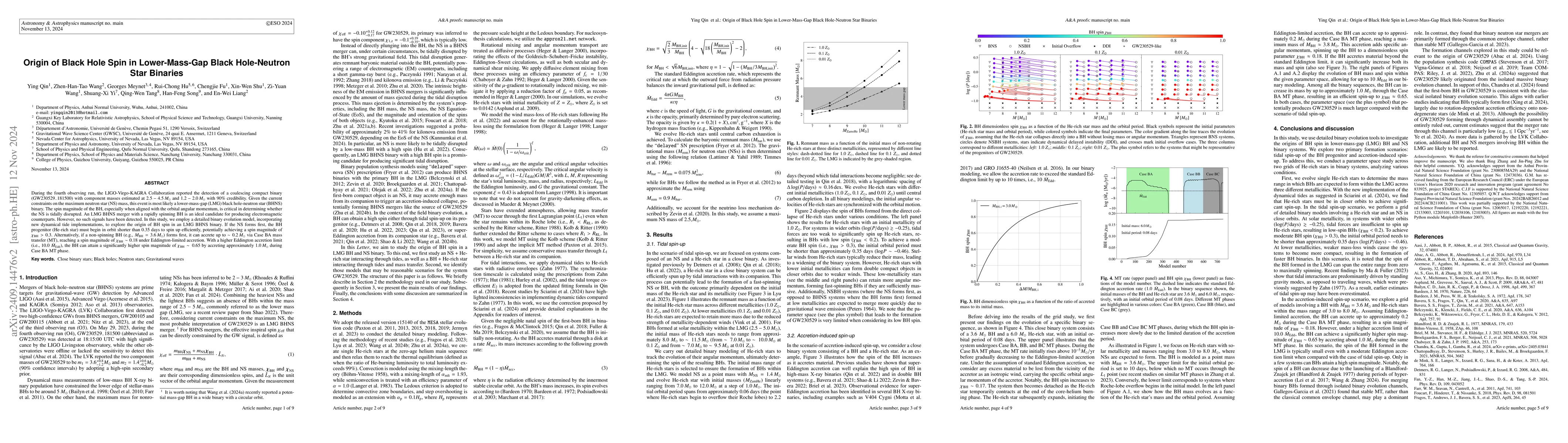 Thumbnail for Origin of Black Hole Spin in Lower-Mass-Gap Black Hole-Neutron Star
  Binaries