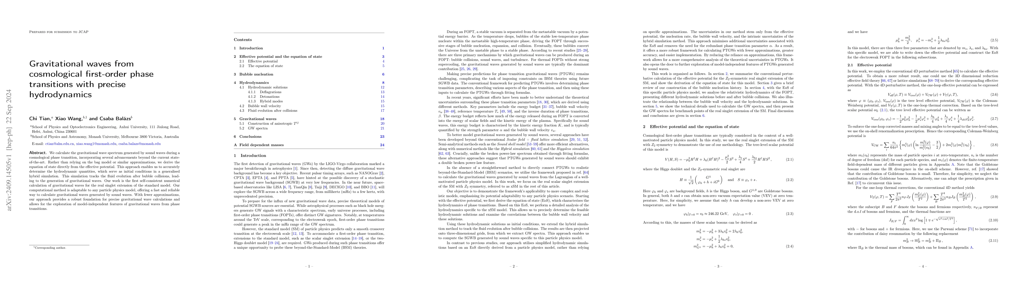 Thumbnail for Gravitational waves from cosmological first-order phase transitions with
  precise hydrodynamics
