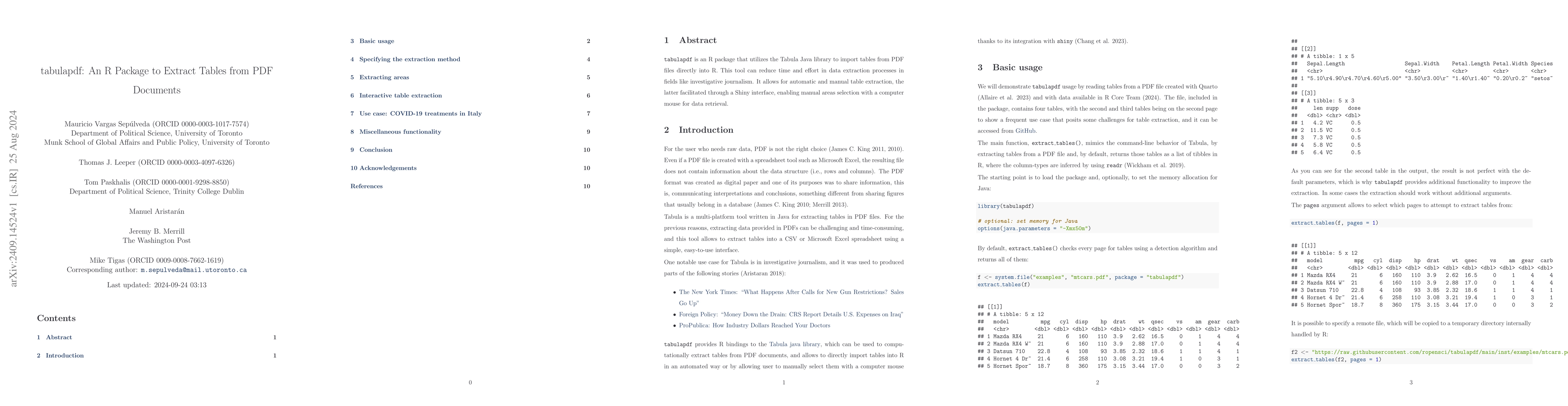 Thumbnail for tabulapdf: An R Package to Extract Tables from PDF Documents