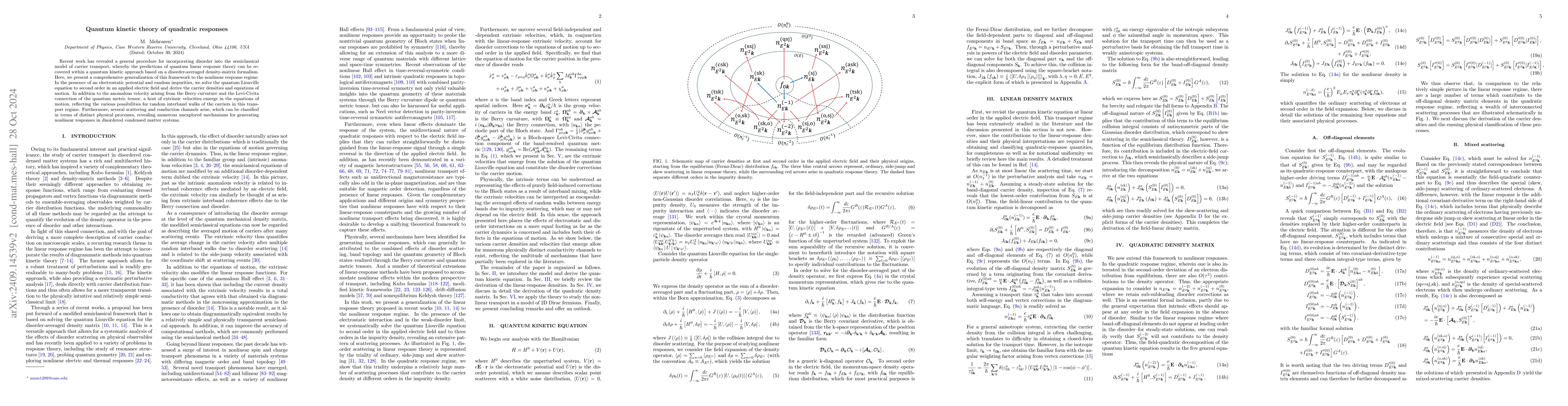 Thumbnail for Quantum kinetic theory of quadratic responses