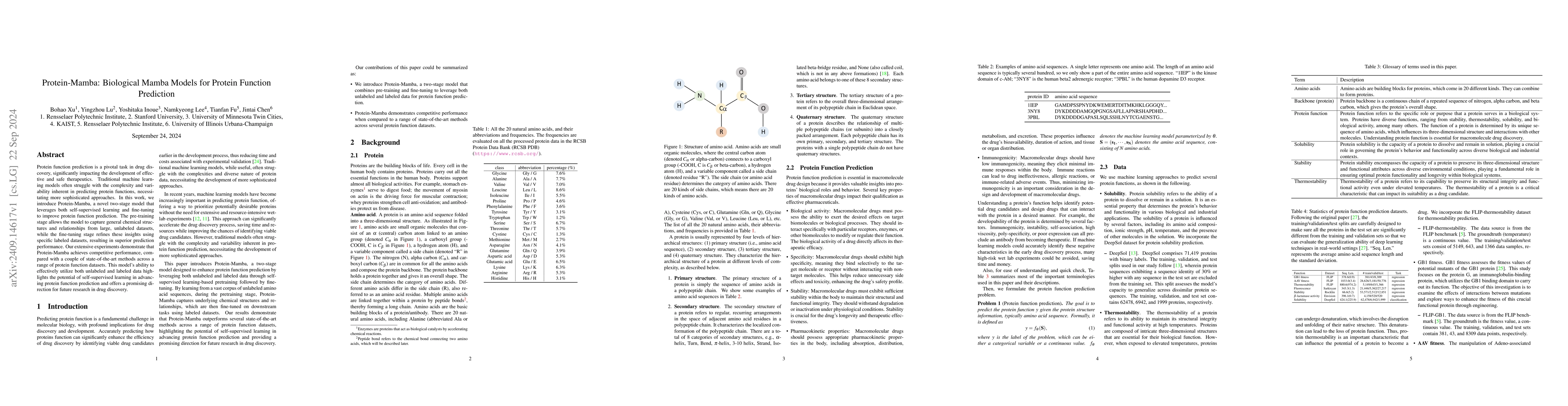Thumbnail for Protein-Mamba: Biological Mamba Models for Protein Function Prediction