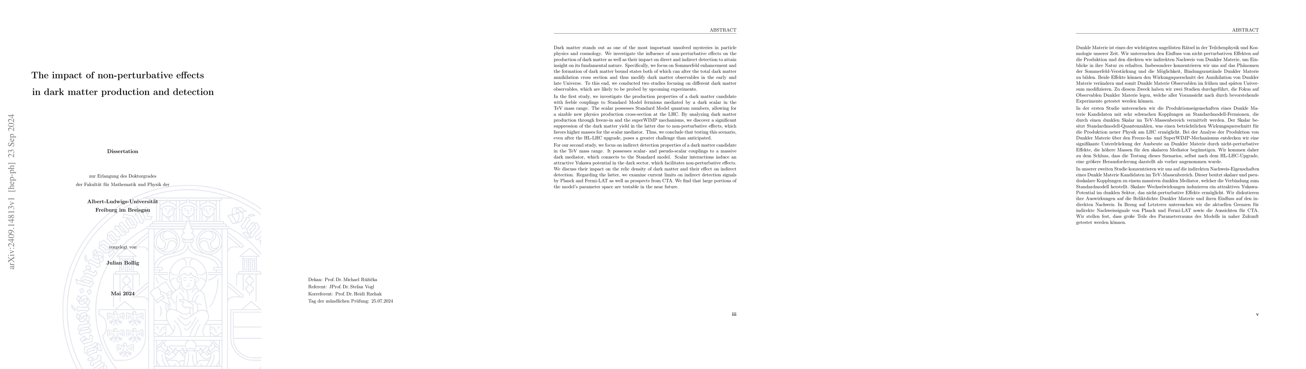 Thumbnail for The impact of non-perturbative effects in dark matter production and
  detection