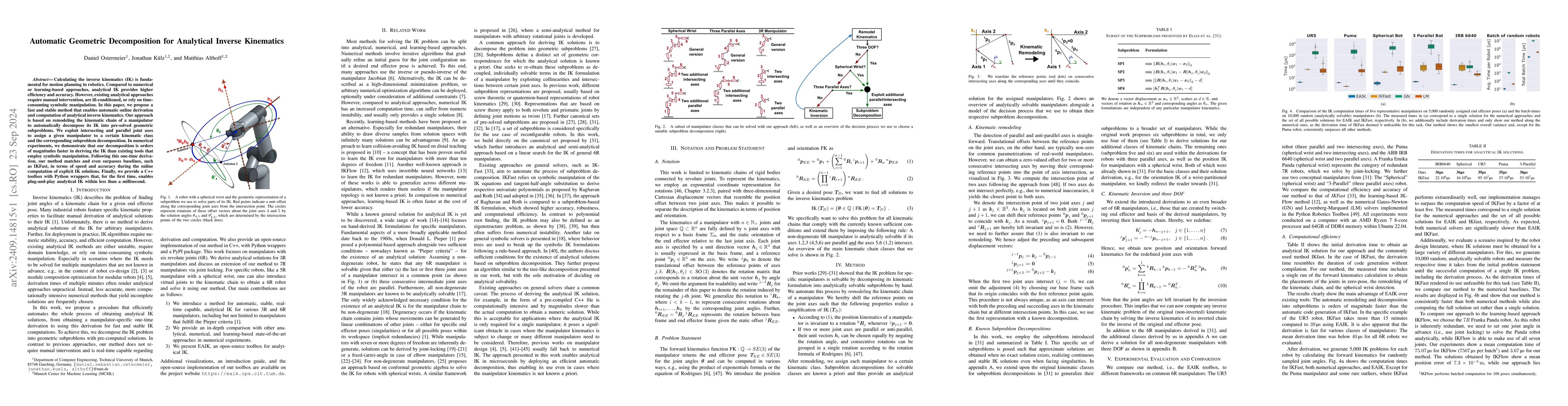 Thumbnail for Automatic Geometric Decomposition for Analytical Inverse Kinematics