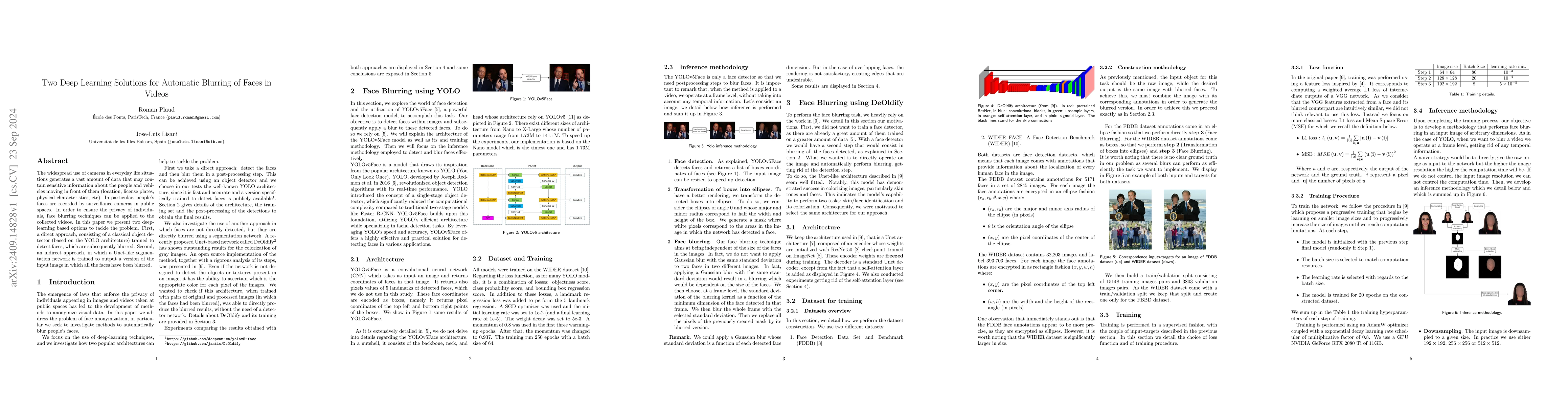 Thumbnail for Two Deep Learning Solutions for Automatic Blurring of Faces in Videos
