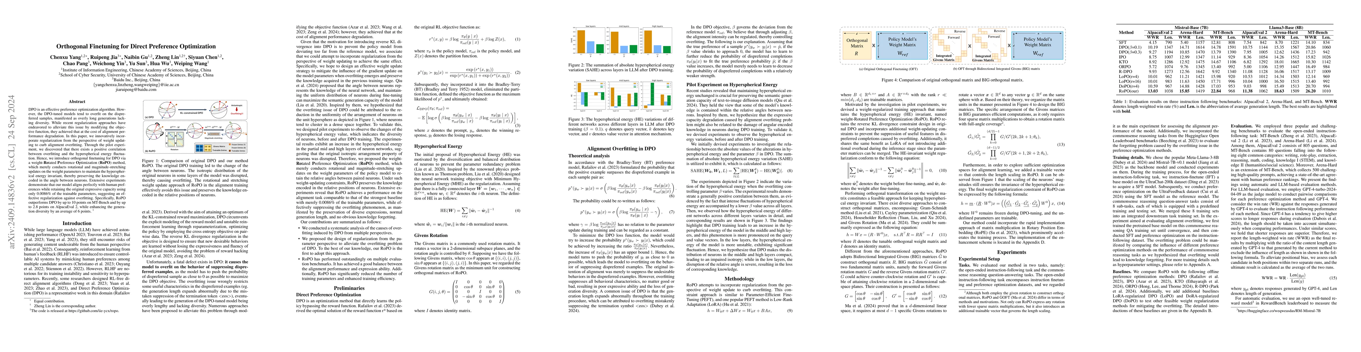 Thumbnail for Orthogonal Finetuning for Direct Preference Optimization