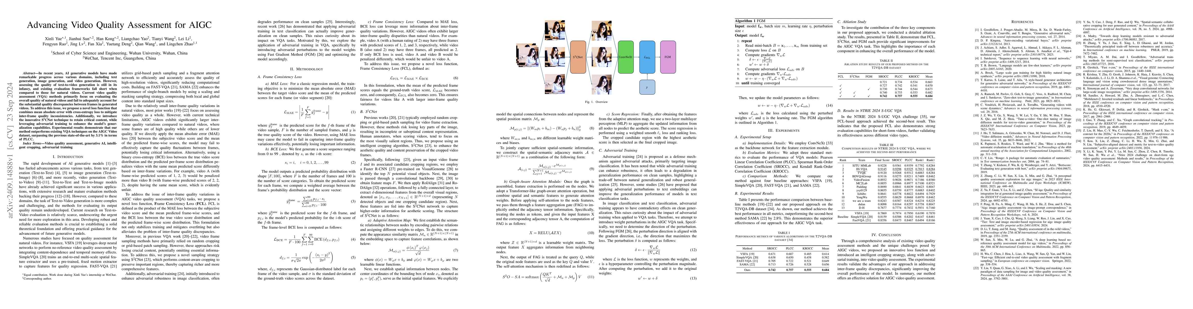 Thumbnail for Advancing Video Quality Assessment for AIGC