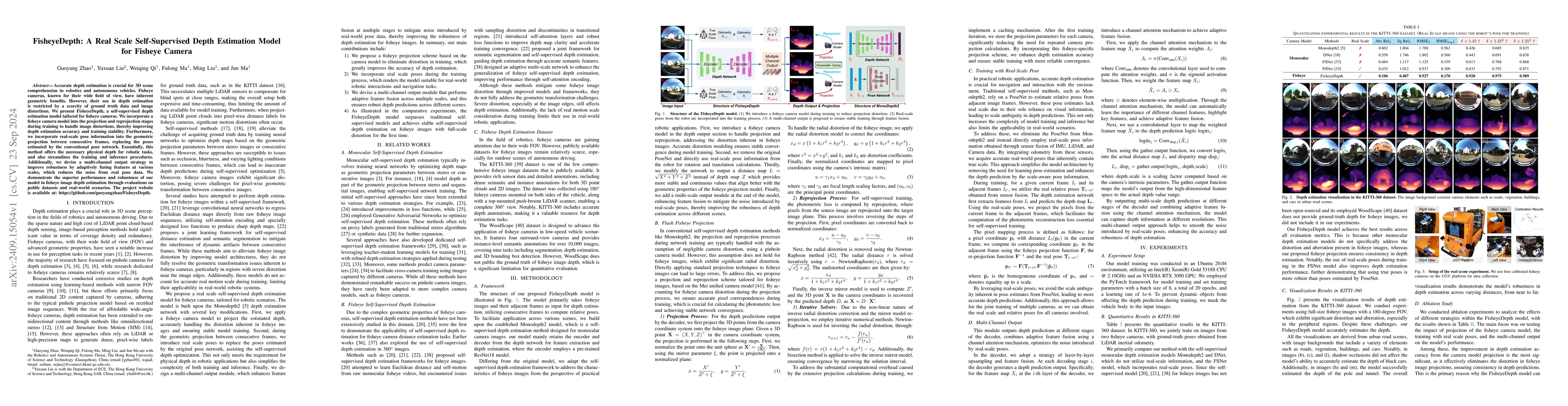 Thumbnail for FisheyeDepth: A Real Scale Self-Supervised Depth Estimation Model for
  Fisheye Camera