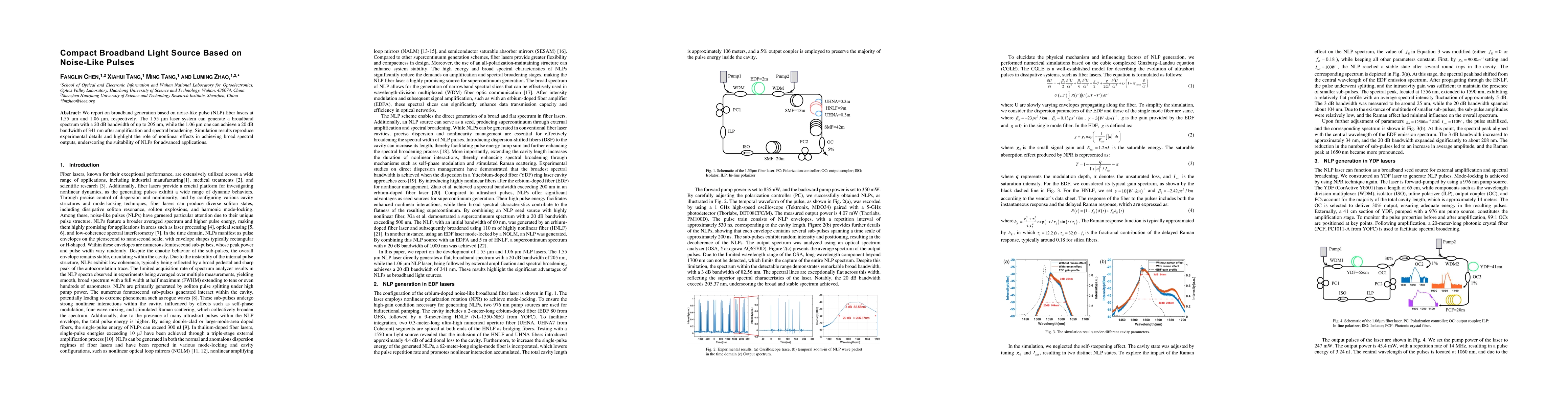 Thumbnail for Compact Broadband Light Source Based on Noise-Like Pulses