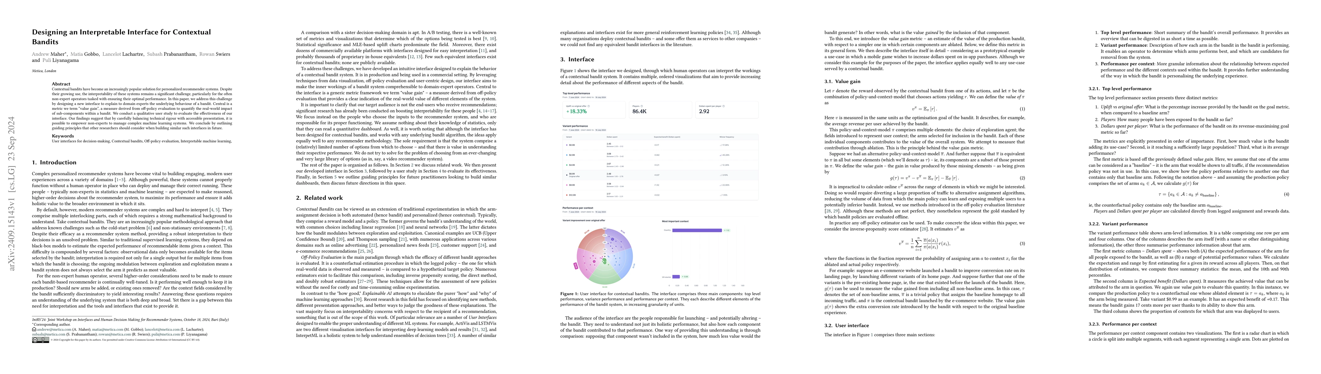 Thumbnail for Designing an Interpretable Interface for Contextual Bandits