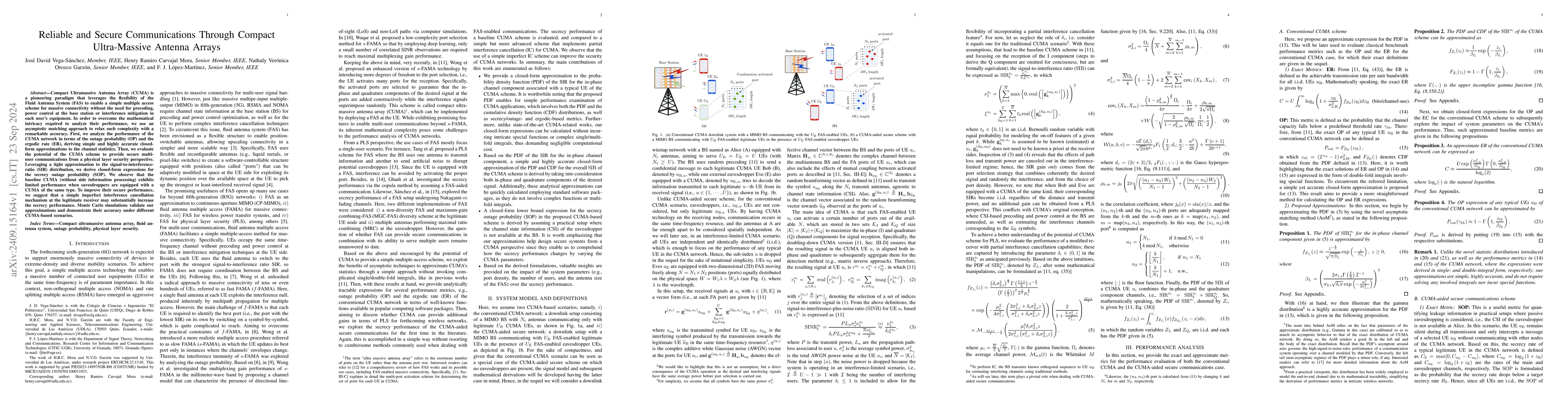 Thumbnail for Reliable and Secure Communications Through Compact Ultra-Massive Antenna
  Arrays