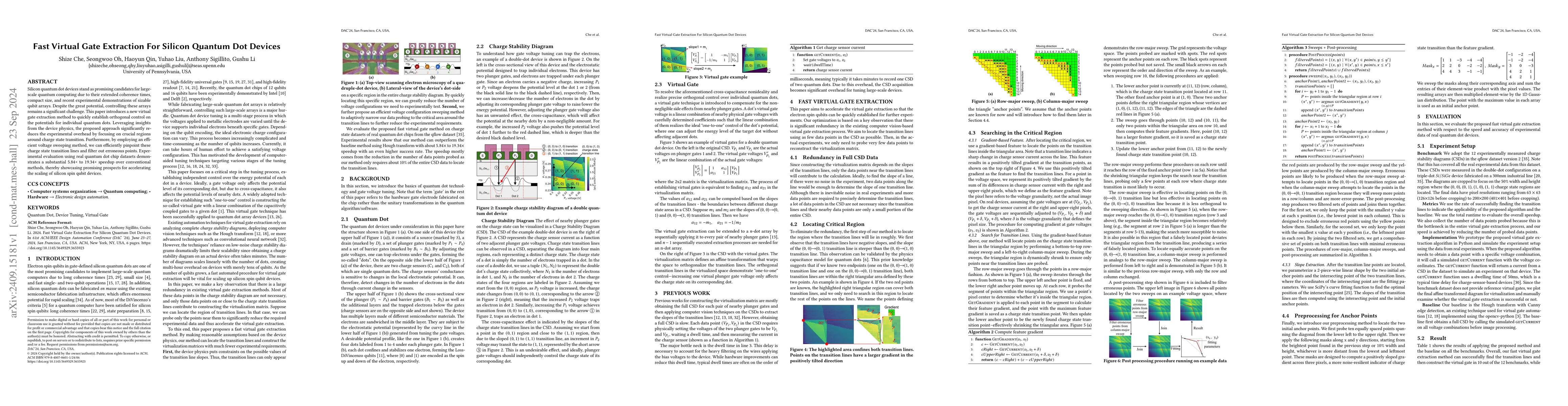 Thumbnail for Fast Virtual Gate Extraction For Silicon Quantum Dot Devices