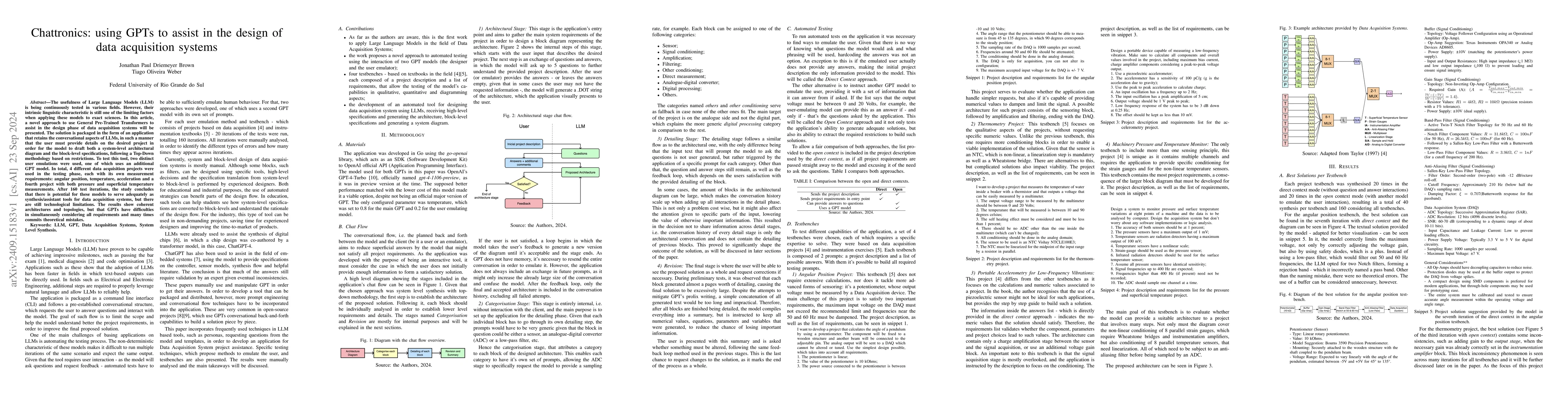 Thumbnail for Chattronics: using GPTs to assist in the design of data acquisition
  systems