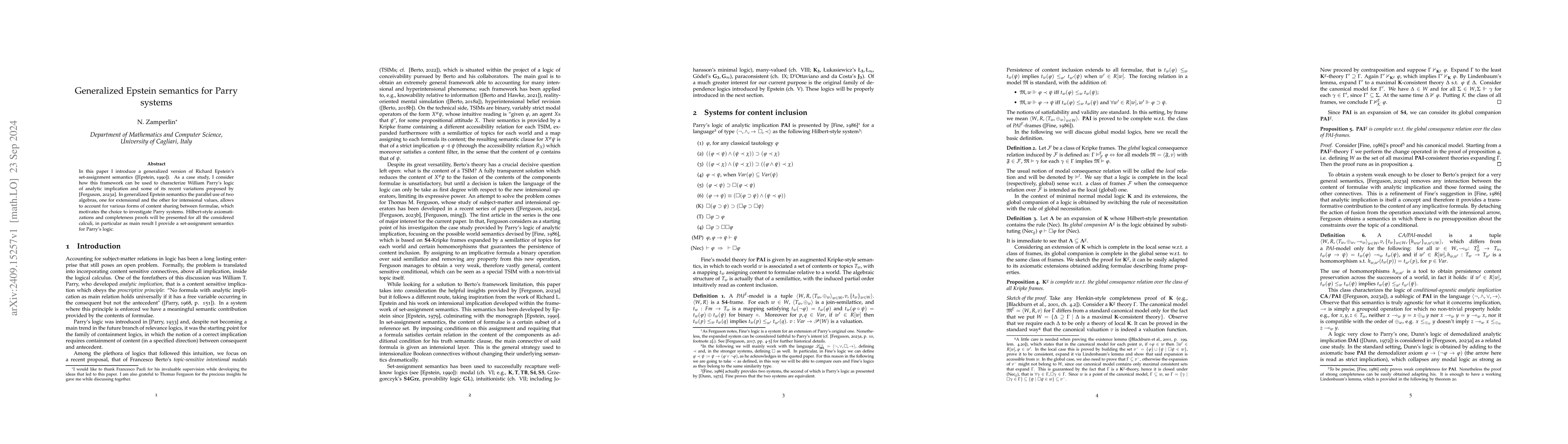 Thumbnail for Generalized Epstein semantics for Parry systems