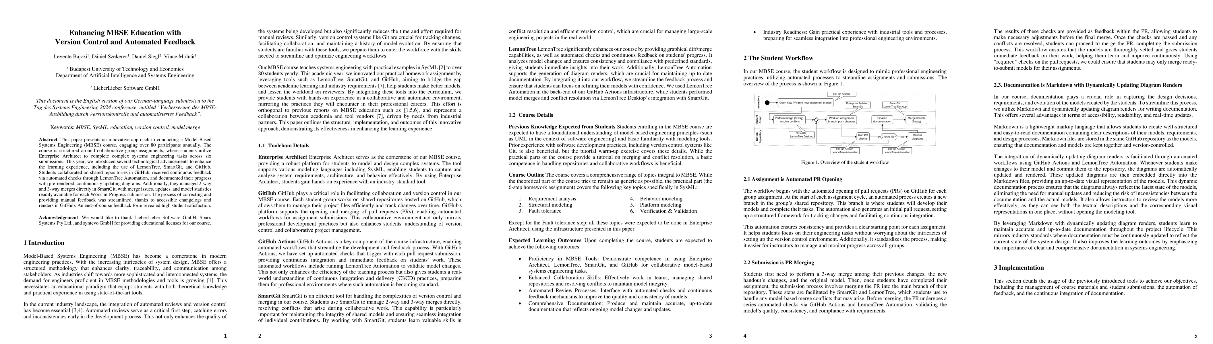 Thumbnail for Enhancing MBSE Education with Version Control and Automated Feedback