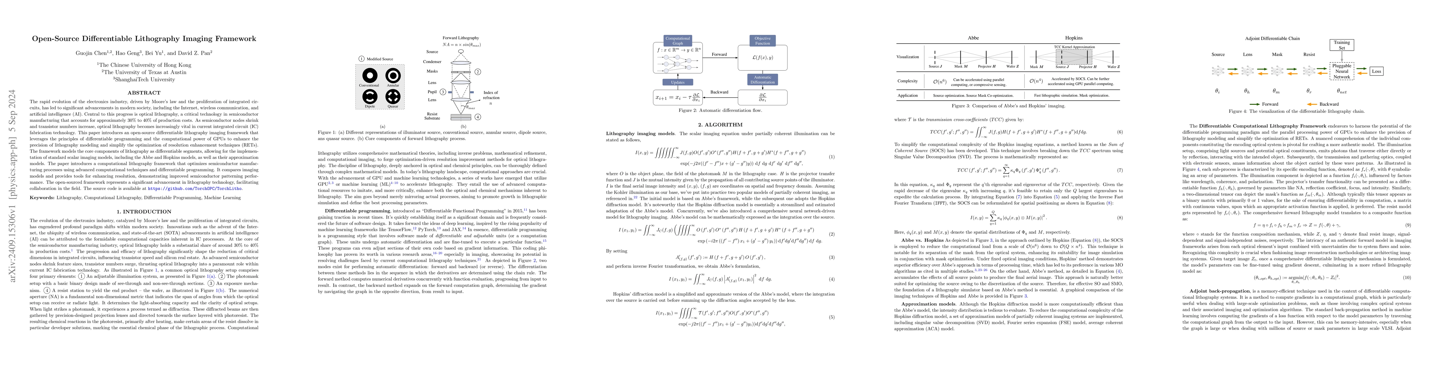 Thumbnail for Open-Source Differentiable Lithography Imaging Framework