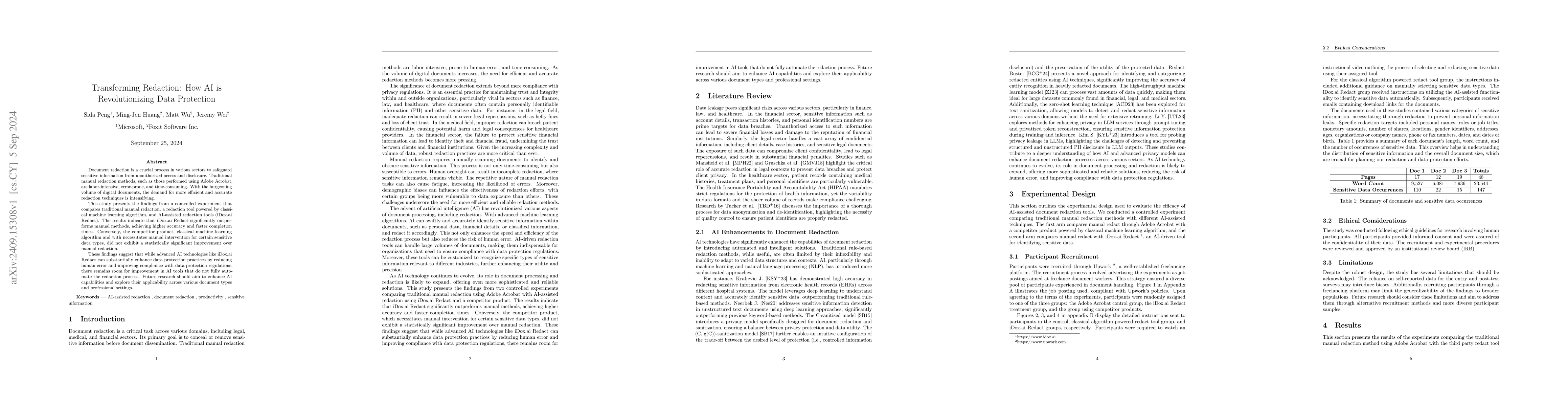 Thumbnail for Transforming Redaction: How AI is Revolutionizing Data Protection